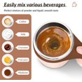 thumbnail image 2 of Automatic Magnetic Stirring Coffee Mug, Self Stirring Coffee Mug, Rechargeable Automatic Magnetic Stirring Cup, Electric Mixing Mug, Stainless Steel Self Stirring Cup with Lid for Coffee Milk Cocoa, 2 of 14