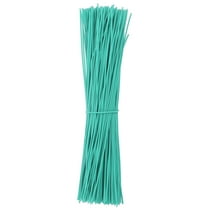 Uxcell 300 Pcs Plastic Twist Ties, 6 Inch Reusable Cable Ties, 0.04 Inch Wide Bag Coated Ties Light Green