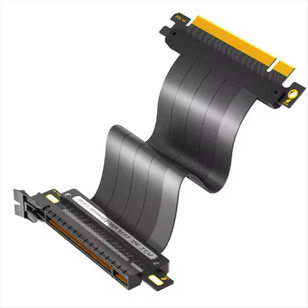 Cable de Extensión PCIE 4.0, Cable Elevador PCIE 4.0 X16 con Alto de Protección, Ideal para Tarjetas Gráficas.