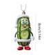 thumbnail image 3 of Mini Colgante de Pepino, Bonito Adorno Acrílico para Árbol de Navidad, Decoración Navideña Versátil, Acabado Brillante Transparente, Empaque de Regalo para Árbol de Coche, Símbolo de Tradición Festiv, 3 of 5