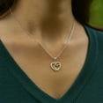 thumbnail image 4 of Collar De Corazones Entrelazados Para Mujer De Plata 925 Plateado, 4 of 5
