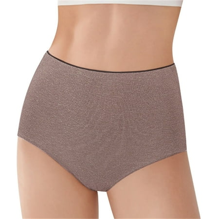 

Womens Panties High Waist Belly Lifting Hip Breathable High Elastic Trunks Pants