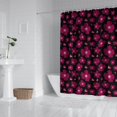 thumbnail image 2 of Pioneer Flower Floral Print Pattern Shower Curtain 72"x72" ,Bathroom Decorative Shower Curtains Set with 12 Hooks,Modern Waterproof Washable Shower Curtain, 2 of 6