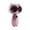 Pink, variant on Novelty Owl-Shaped Handheld Fan Dual Turbine Outlets Starry Texture LED Display Rechargeable Portable Cooler for Travel Summer 17cm (6.7 Inch)