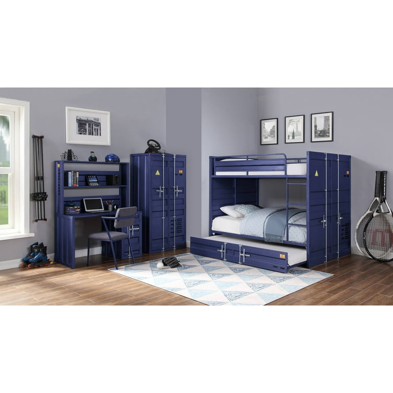 Acme Furniture ACME Cargo Metal Full Bunk Bed with Built-In