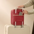 thumbnail image 1 of Zapatero, organizador de zapatero de tres posiciones, caja organizadora de zapatos de viaje, bolsa de almacenamiento de zapatos portátil impermeable con 3 compartimentos, se puede fijar a la partición, 1 of 6
