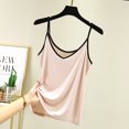 thumbnail image 1 of Spaghetti Strap Tank Tops Women Halter V Neck basic Camis Sleeveless summer loose Camisole plus size FJH, 1 of 7