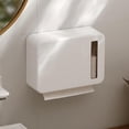 thumbnail image 3 of Wall Mounted Tissue Paper Box Cover Toilet Paper Dispenser For Living Room, 3 of 9