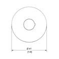 thumbnail image 3 of Juego De Manerales Rivoli Grande Cromo C-16 Helvex, 3 of 3