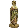 thumbnail image 1 of MORIN Imágenes |&nbsp;Escultura religiosa | San Judas Tadeo base de piedra |30 cm| (Dorado), 1 of 3