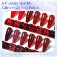 thumbnail image 3 of Esmalte de uñas en gel AIMEILI Soak Off UV LED sin hemas rojo 96 ml, 3 of 7