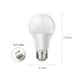 thumbnail image 5 of Foco LED inteligente 2.4G con control remoto y app, ajuste de color y brillo, 10W E27, alcance de 30m, compatible con Alexa y Google Home, 5 of 6