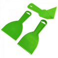 thumbnail image 1 of 3Piece Plastic Putty Scraper and Tooth Notched Spatula Corner Trowel Tools Set For Construction DIY And Home Improvement, 1 of 5