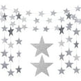 thumbnail image 4 of Silver Star Garland Decorations,Bexikou 52 Feet Glitter Silver Paper Garland Hanging Decorations,Reflective Star Paper Garland for Wedding, Birthday, Holiday, Christmas Party,Anniversary, 4 of 6