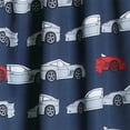 thumbnail image 3 of Lush Decor Race Cars Window Panels - Navy/Red - 84 x 52, 3 of 4