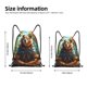 thumbnail image 2 of Fotbe Maple Meditating Bear Bolsa Mochila con Cordón Estampada, Bolsa de Gimnasio Deportiva, Bolsa Cinch, Bolsa con Cordón para Hombres y Mujeres-Medium, 2 of 6