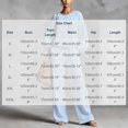 thumbnail image 3 of Mifsaly 2 Piece Linen Set for Women Crewneck Balloon Sleeve Tops and Lounge Trousers Trendy Going Out Travel Airport Vacation Matching Outfits, 3 of 7