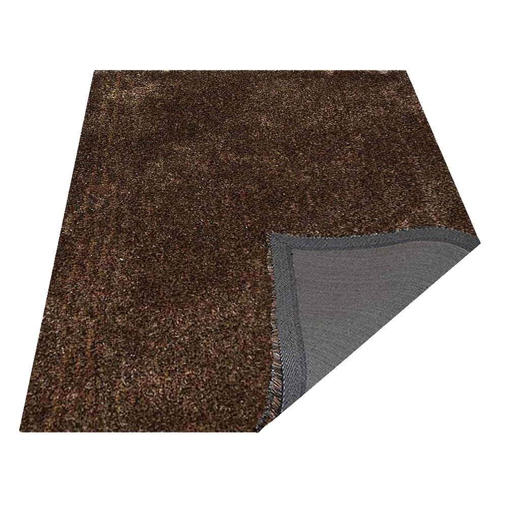 Rugsotic Carpets Hand Tufted Shag Polyester Eco-Friendly Area Rugs - 4'x6', Rectangle, Beige Grey, Plain Solid Design, High Pile Handmade Anti Skid Rugs for Living Room, Bed Room K00111