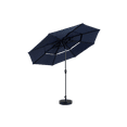 thumbnail image 3 of EBQOSK Aluminium 10ft 3 Tier Auto-tilt Umbrella,Outdoor Patio Umbrella - Market Table Pool Deck Umbrella Base Not Included Navy Blue, 3 of 7