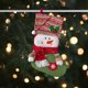 thumbnail image 3 of Colgantes navideños con forma de calcetines para decorar el árbol de Navidad o la chimenea. Muñeco de nieve, 3 of 7