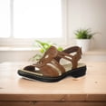 thumbnail image 4 of Sandalias Cuña Baja Planas Ahuecadas Punta Abierta Cómoda para Mujer, 4 of 8