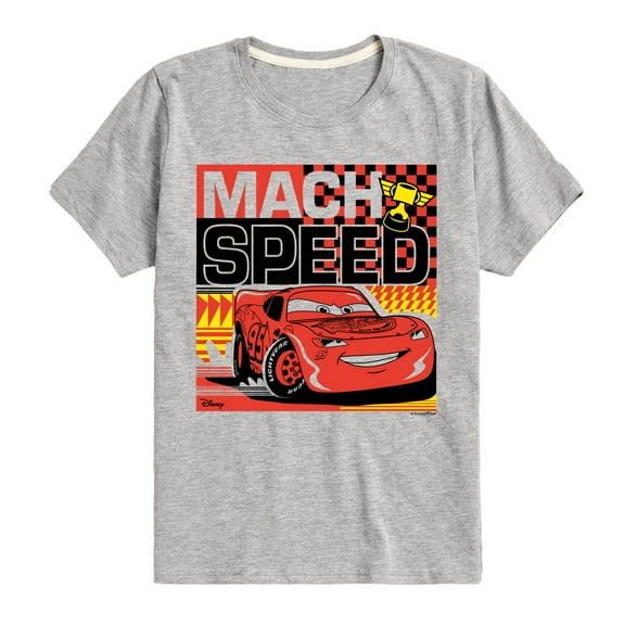 Disney's Cars - Mach Speed - Boy's Toddler & Youth Short Sleeve Graphic T-Shirt