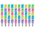 thumbnail image 1 of 12 lápices apilables de plástico con forma de oso, lápices de colores apilables 5 en 1, 1 of 8