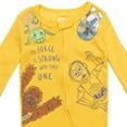 thumbnail image 4 of Star Wars Yoda R2-D2 Chewbacca Newborn Baby Boys 2 Pack Zip Up Sleep N' Plays Newborn to Infant, 4 of 5