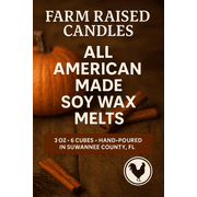 Farm Raised Candles - USA Made - 5-Pack - Fall Wax Melts - Hand Crafted – Vanilla Cream Pie, Apple Cider, Butterscotch, Pumpkin Spice & Latte – 1 Pound Pack - 100% American Soy