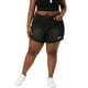 thumbnail image 2 of Women's Plus Size Denim Shorts Raw Hem Casual Shorts Black 2X, 2 of 6