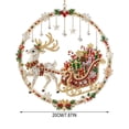 thumbnail image 5 of Christmas Sparkling Diamond Art Hanging Suncatcher Decoration, Crystal Clear Rhinestone Fairy Tale 3D Wall Hanging Sign for Front Door Window Indoor Outdoor Home Holiday Decor Ideal Xmas Gift, 5 of 6