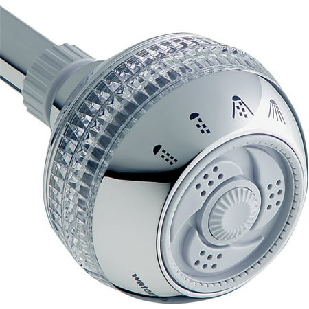 Water Pik SM-423T Powerspray+ Showerheads, Fixed Mount - 4 Spray Settings, Chrome