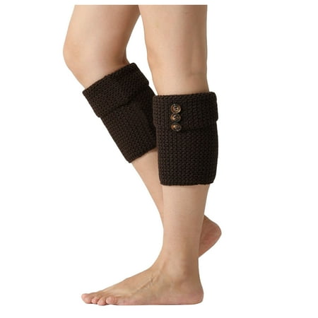 

Women Winter Warm Knit Leg Warmers Crochet Leggings Slouch Boot Socks