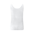 thumbnail image 5 of Women's Sleeveless Knit Beach Top Casual Solid Color Camisole Tank Top Lightweight Breathable Summer Vacation Beachwear Swim Cover Up Top, White Size XXL, 5 of 9