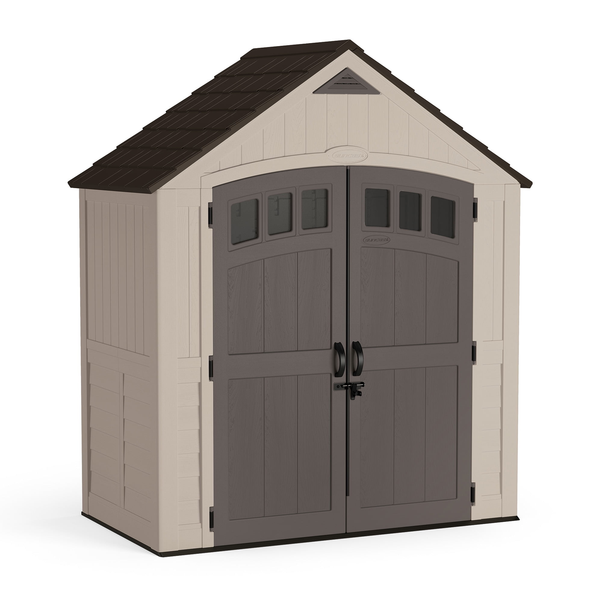 Suncast 171 cu. ft. 7 x 4 Carlisle Outdoor Resin Storage Shed - Walmart.com