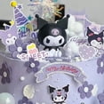 thumbnail image 4 of Decoración de pastel de niña Kulomi Dibujos animados Sanrio Melody Linda niña de un año Mesa de postres Plug-in, 4 of 4