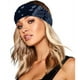 thumbnail image 4 of Diademas bohemias con estampado de leopardo, turbante anudado, diadema elástica con giro, bandas para la cabeza de tela a rayas para mujeres y niñas, 3 piezas, 4 of 5