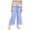style-05 Light Blue, variant on Gubotare Baby Girl Pants Toddler Girls Wide Leg Pants Elastic Waist Gingham Pants Kids Loose Checkered Plaid Lace Bottoms Size 7T 8T (Black,7-8 Years)
