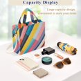 thumbnail image 5 of FORMRS Womens Corduroy Tote Bag Crossbody Shoulder Handbag with Pocket, Color Striped, 5 of 7