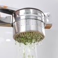 thumbnail image 2 of Exprimidor de agua de acero inoxidable, exprimidor de patatas, exprimidor manual de limón, exprimidor de ajo, exprimidor de verduras de cocina, 2 of 3