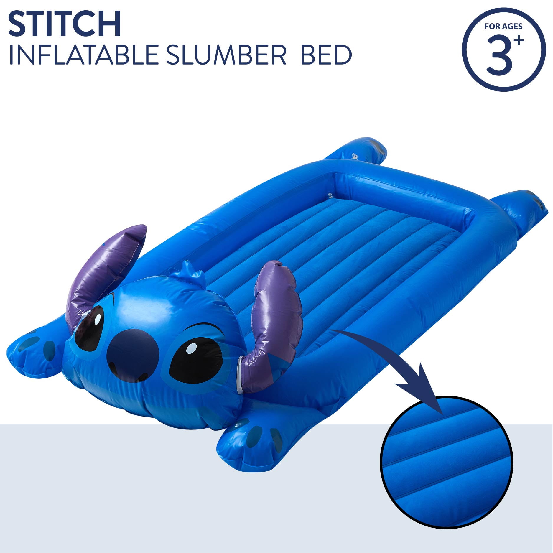 Stitch Inflatable Portable Kids Travel Bed