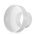 ITSELFER 1Pc ABS Plastic Reducing Pipe for Kitchen Ventilator Tapered