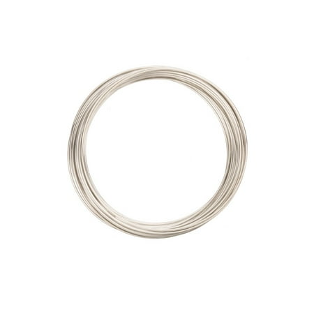 - Memory Wire Bracelet Silver Plated Stainless Steel Wire 20ga/0.7dia. 50mm/1.95in Round Sold per 30g/42 loops/pack (2pack bundle),