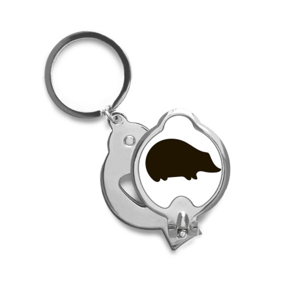 Black Hedgehog Animal Portrayal Finger Nail Clippers Scissor Stainless Steel Cutter