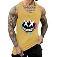 thumbnail image 2 of WAENQINLA Mens Tank Tops Big and Tall Funny Print Graphic Workout T-Shirts Casual Crew Neck Sleeveless Workout Tank Top,S-4Xl, 2 of 5
