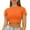 Orange, variant on Summer Tops for Women Bulk Pack of Long Sleeve T Shirt Women Long Sleeve Layering Tops for Top Small T Shirt Women's Women's plus Size Womens Turtleneck Woman Large Hot Pink S