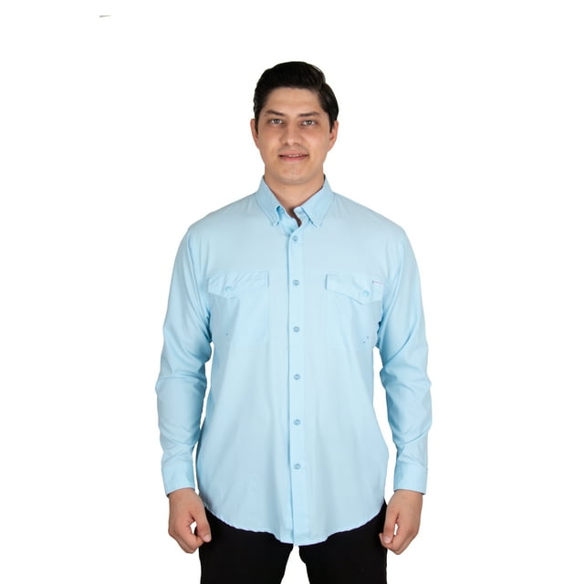 CAMISA NOMAD HARDWEAR PESCA AZUL CIELO M