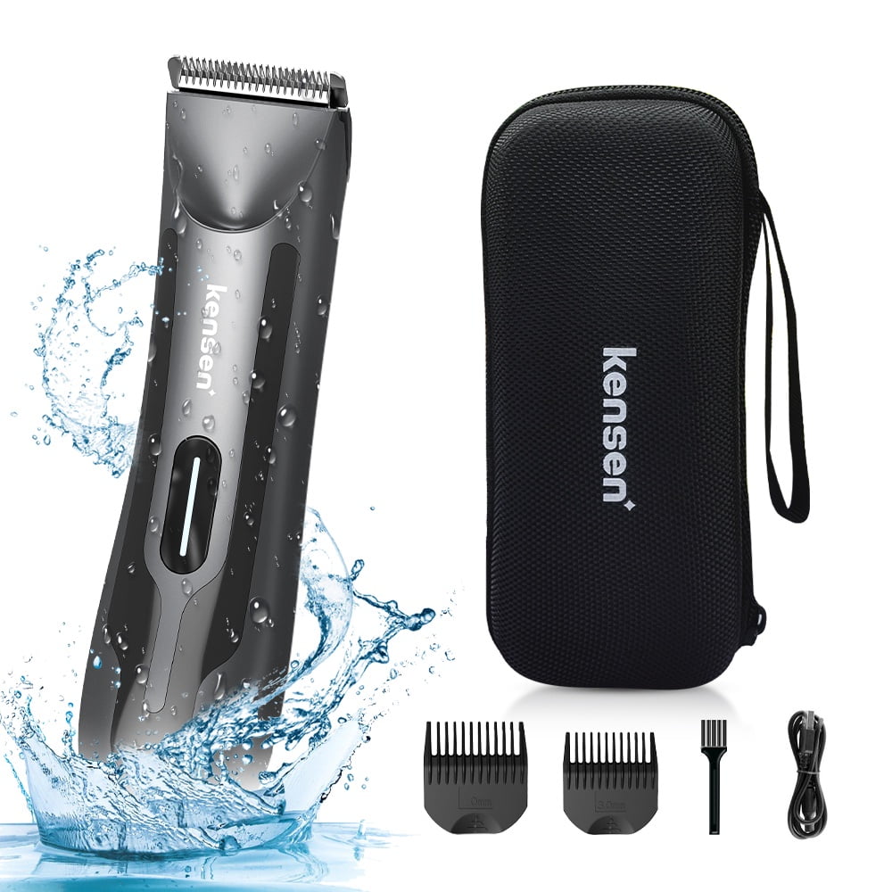 Kensen Electric Groin Hair Trimmer Balls Shaver Pubic Hair Grommer 