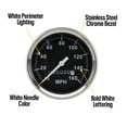 thumbnail image 5 of 5-Gauge Set Complete Kit: 3-3/8" Mechanical Speedometer, 2-1/16" Component Gauges with Black Face, White Pointer & Chrome Bezel, Includes Tubing, Adapters, Fuel Level Sender, 5 of 11