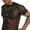 Black, variant on Men'S Glitter Mesh Sheer T Shirt Rave See Through Shirt Short Sleeve Top Tee Black S